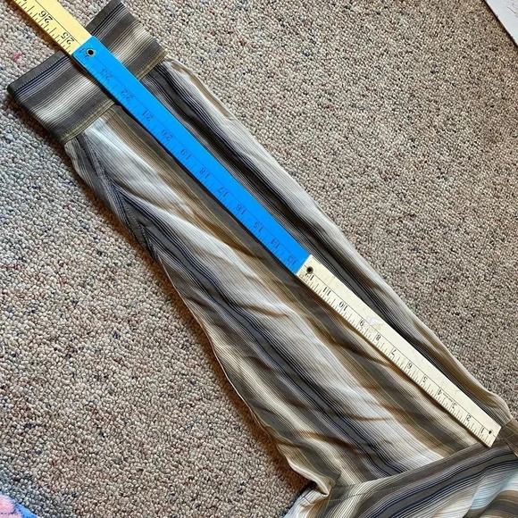 Tommy Bahama Silk Tencel Blend Strips Button Up Shirt Men Size L Pocket - Picture 3 of 9